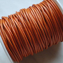 Galantéria - EKO koža 2mm-1m (oranžová) - 5023604_