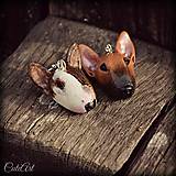 Náušnice - Náušnice s hlavičkou psa - podľa fotografie - 5027215_