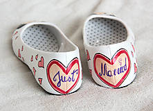 Ponožky, pančuchy, obuv - just married balerinky - 5032030_