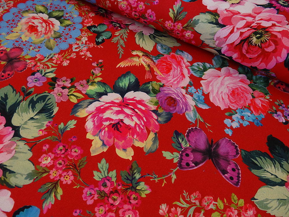 bavlnené látky -NOVINKA-Francúzko- 3D