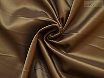 Textil - Podšívka polyesterová hnedá - 5044194_