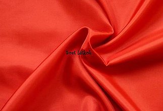 Textil - Podšívka polyesterová červená - 5043893_