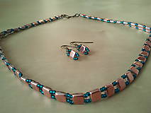 Náhrdelníky - Antický náhrdelník s náušnicami ako bonus - 5046504_