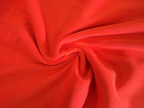 Textil - Teplakovina oranžová - 5051832_