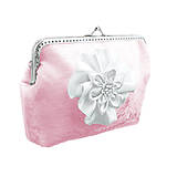 Svadobná růžová kabelka, dámská kabelka 0555AC