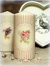 Sviečky - Sviečka Romantic Rose - 5064322_
