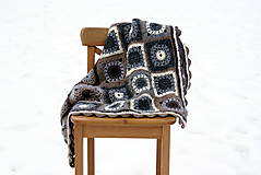 Úžitkový textil - "Lioma" deka stratená v zimnej krajine - 5067716_