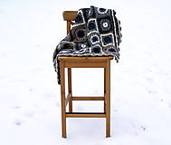 Úžitkový textil - "Lioma" deka stratená v zimnej krajine - 5067726_