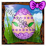 Papiernictvo - Veľkonočná pohľadnica (mini- veľkonočné vajíčko v tráve 3) - 5070663_