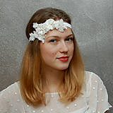 Ozdoby do vlasov - Wedding Lace Collection ... gumička - 5071315_