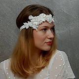 Ozdoby do vlasov - Wedding Lace Collection ... gumička - 5071317_