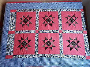 Úžitkový textil - patchworková deka - 5073425_