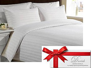 Úžitkový textil - Klasická damašková posteľná bielizeň. - 5076246_
