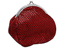 Dámska spoločenská červená kabelka 0860A