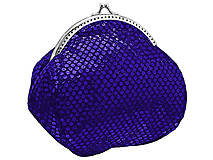 Dámska spoločenská modrá kabelka 0860B
