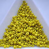 Korálky - Rokajl 2mm-5g (žltá) - 5081551_