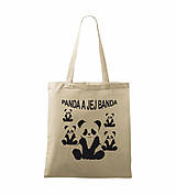 Nákupné tašky - taška Panda a jej banda - 5080926_