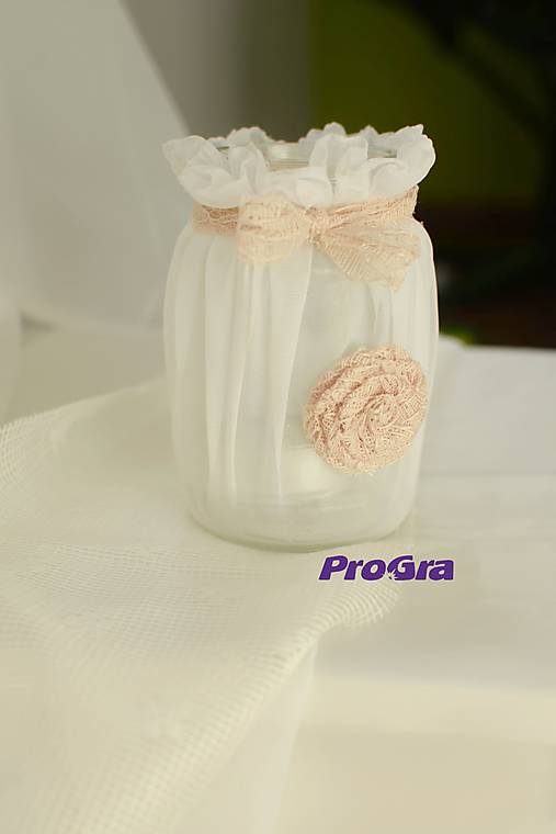 Svietidlá - Pôvab staroružovej - svietnik - 5086506_