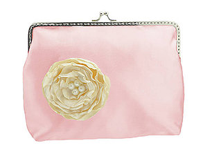 Kabelky - Svadobná kabelka růžová, kabelka pre nevestu 1485AC - 5091024_