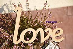 Polotovary - Nápis "love" - Maxi - 5086883_