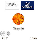 Korálky - SWAROVSKI® ELEMENTS 1122 Rivoli - Tangerine, 12mm, bal.1ks - 5109209_