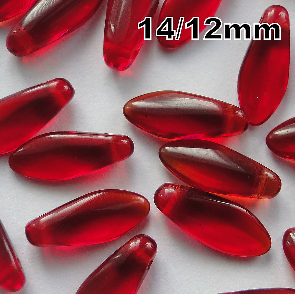 Skl.jazýčky 12mm-1ks (14-tm.červená)