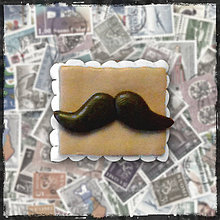 Iné - Polymérová poštová známka (moustache fúzy) - 5125437_