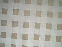 Textil - Dekoračná látka "štvorce" - 5129037_