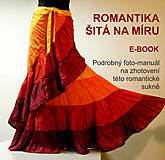 Návody a literatúra - Romantika šitá na míru -ebook, návod na sukni - 5130268_