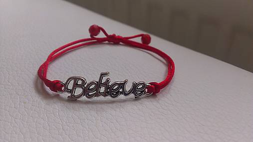 Náramky - v jednoduchosti je krása believe - 5136220_