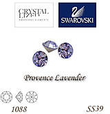 Korálky - SWAROVSKI® ELEMENTS 1088 Xirius Chaton - Provence Lavender, SS39, bal.1ks - 5135304_