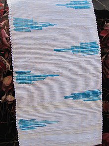 Úžitkový textil - koberec tkaný  biely 70 x 250 cm - 5141611_