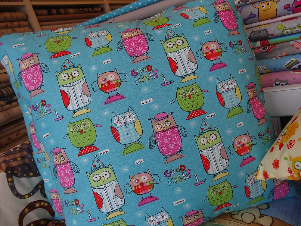 bavlnené detské vankúšiky -živé farby 