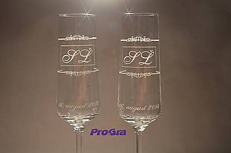 Nádoby - Trinity - svadobné poháre - 2 ks - Akciová cena - 5157307_