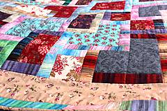 Úžitkový textil - Prudko farebný prehoz pre odvážnych - 5185653_