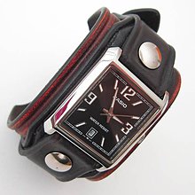 Náramky - Pánske hodinky, kožené hnedé - čierne - 5184046_