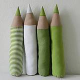 Detský textil - Zelené ceruzky - 5207083_