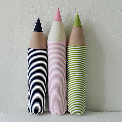 Detský textil - Pásikavé ceruzky - 5207072_