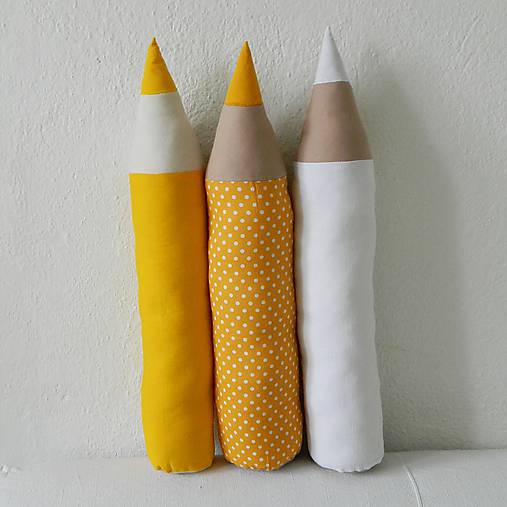  - Žlté ceruzky (50 cm cm,priemer cca 10 cm) - 5207075_