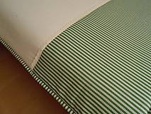 Úžitkový textil - Prehoz, vankúš patchwork vzor smotanovo-zelená ( rôzne varianty veľkostí ) - 5208683_