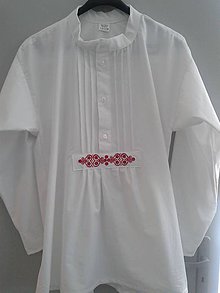 Pánske oblečenie - Svadobná pánska košeľa Juraj - 5209804_