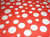 Textil - Bavlna Lolli Dot Orange - 5216378_