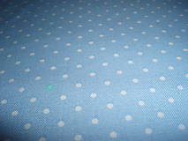 Textil - Bavlna Pin Dot Blue - 5220280_