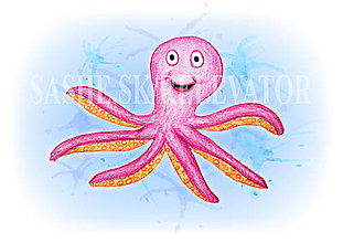 Papiernictvo - Podložky pod zošit Morský svet (chobotnica) - 5222650_