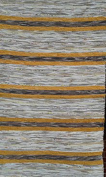 Úžitkový textil - Koberec svetlo hnedý s žlto hnedou kombináciou 160x75cm - 5229613_