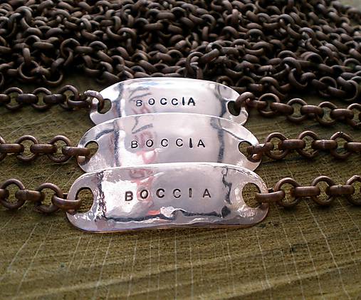 Pánske šperky - náramok s nápisom či menom - 5236330_