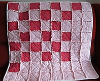 Detský textil - Bavlnená deka pre dievčatko - 5236511_