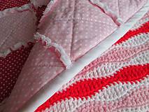 Detský textil - Bavlnená deka pre dievčatko - 5236515_