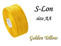 Galantéria - S-Lon (Superlon) AA Golden Yellow 68m, bal.1ks - 5249737_