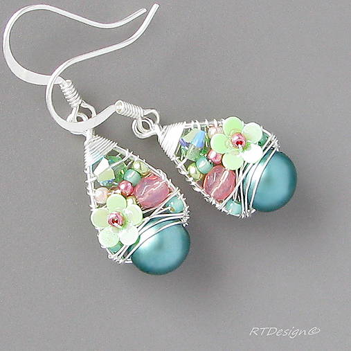 Náušnice - Náušnice SPRING FLOWERS... - 5255427_